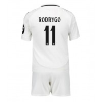 Real Madrid Rodrygo Goes #11 Domaci Dres za djecu 2024-25 Kratak Rukav (+ Kratke hlače)